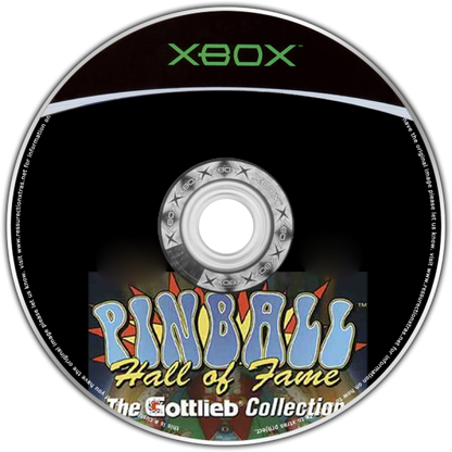 Pinball Hall of Fame: The Gottlieb Collection disc for Xbox (XBOX) video game