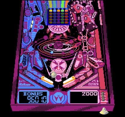 Pin Bot Nintendo Entertainment System NES for pinball video game fans featuring realistic digital pinball gameplay multiple themed tables bonus stages high score challenges fast paced arcade action classic Nintendo entertainment retro gaming collectible gaming appeal gameplay