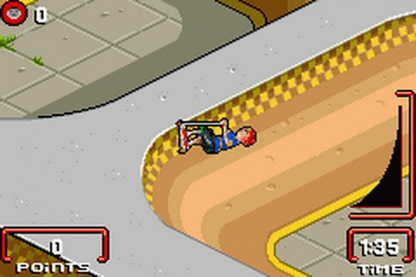 Razor Freestyle Scooter gameplay for Game Boy Advance (GBA) video game
