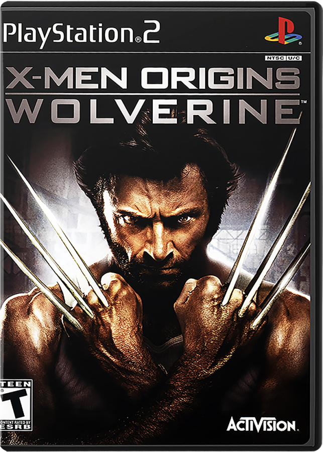 X-Men Origins: Wolverine cover art for PlayStation 2 (PS2) video game