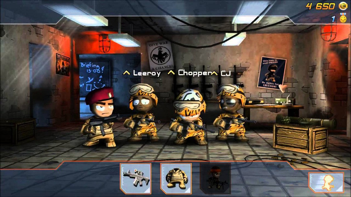 Tiny Troopers Joint Ops PlayStation 4 PS4 for action strategy video game fans featuring top down military combat fast paced missions tactical shooting explosive weapons enemy battles challenging objectives arcade style gameplay and collectible gaming appeal gameplay
