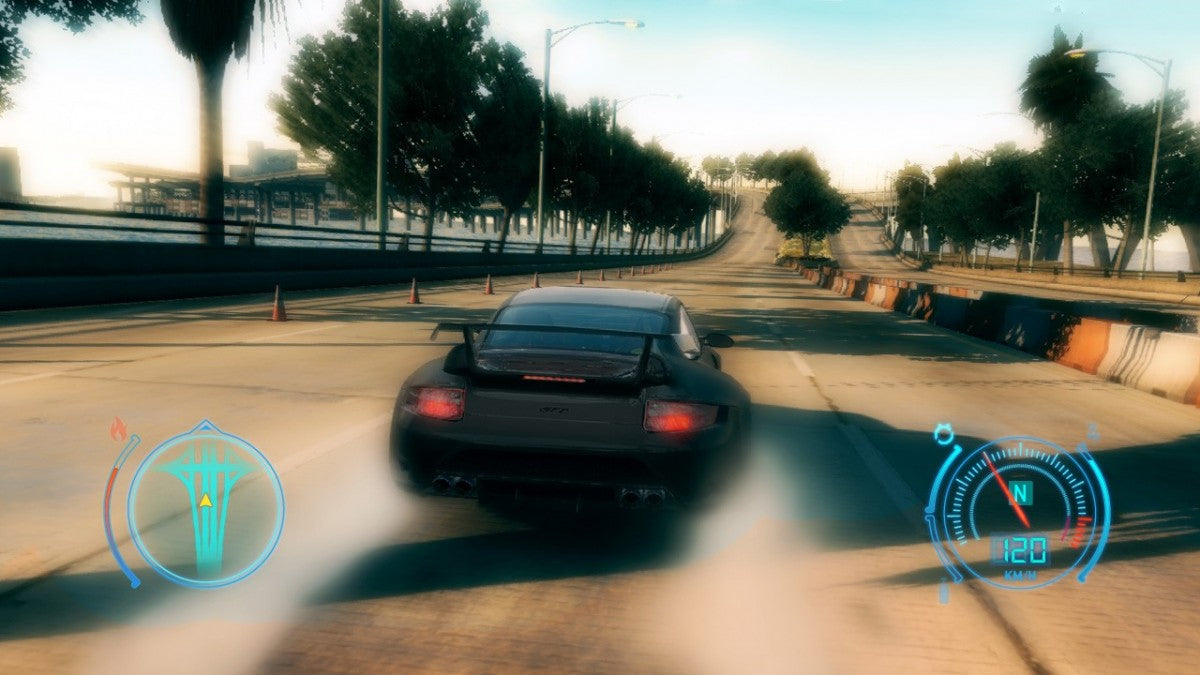 Retro Need for Speed Undercover PS3 inspired design featuring high speed street racing aesthetic HD era exotic sports cars undercover police storyline cinematic pursuits urban nightlife illegal racing action nostalgic arcade driving presentation gameplay