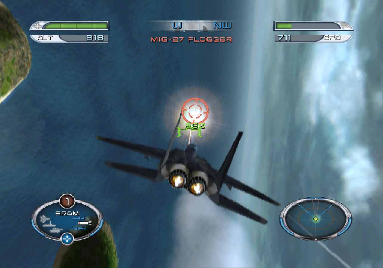 Heatseeker Nintendo Wii for flight combat video game fans featuring modern jet fighter missions fast paced aerial dogfights realistic military aircraft explosive air to air combat cinematic campaign motion controls arcade style flying action collectible gaming appeal gameplay