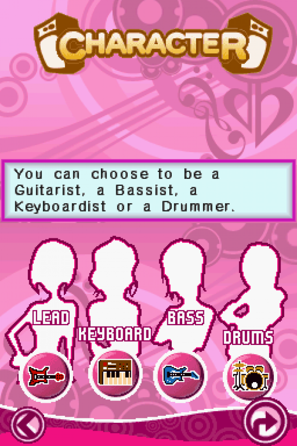 Imagine Rock Star Nintendo DS music simulation game letting players form a band perform songs and customize their rock star style gameplay