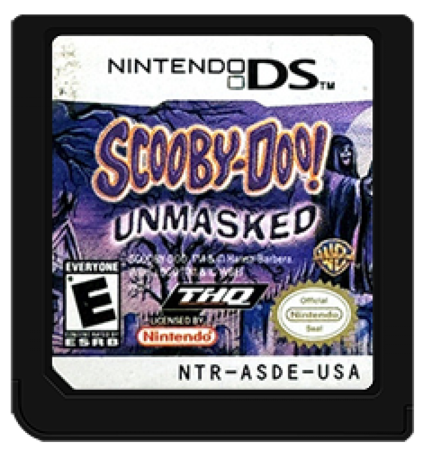 Scooby Doo: Unmasked – Nintendo DS (DS) Cartridge Game Art 