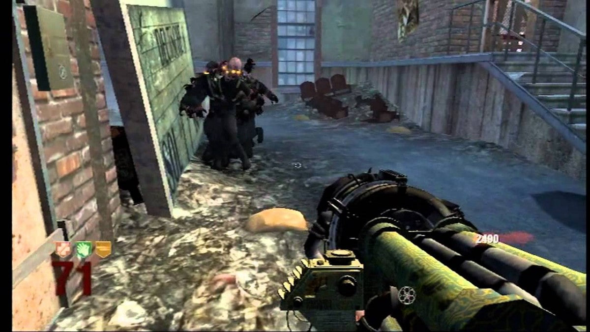 Call of Duty Black Ops Nintendo Wii video game, first-person shooter, military action campaign and multiplayer, motion-controlled console title gameplay screenshot