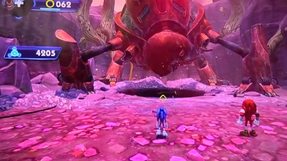 Sonic Boom: Rise of Lyric gameplay art for Nintendo Wii U (WiiU) video game