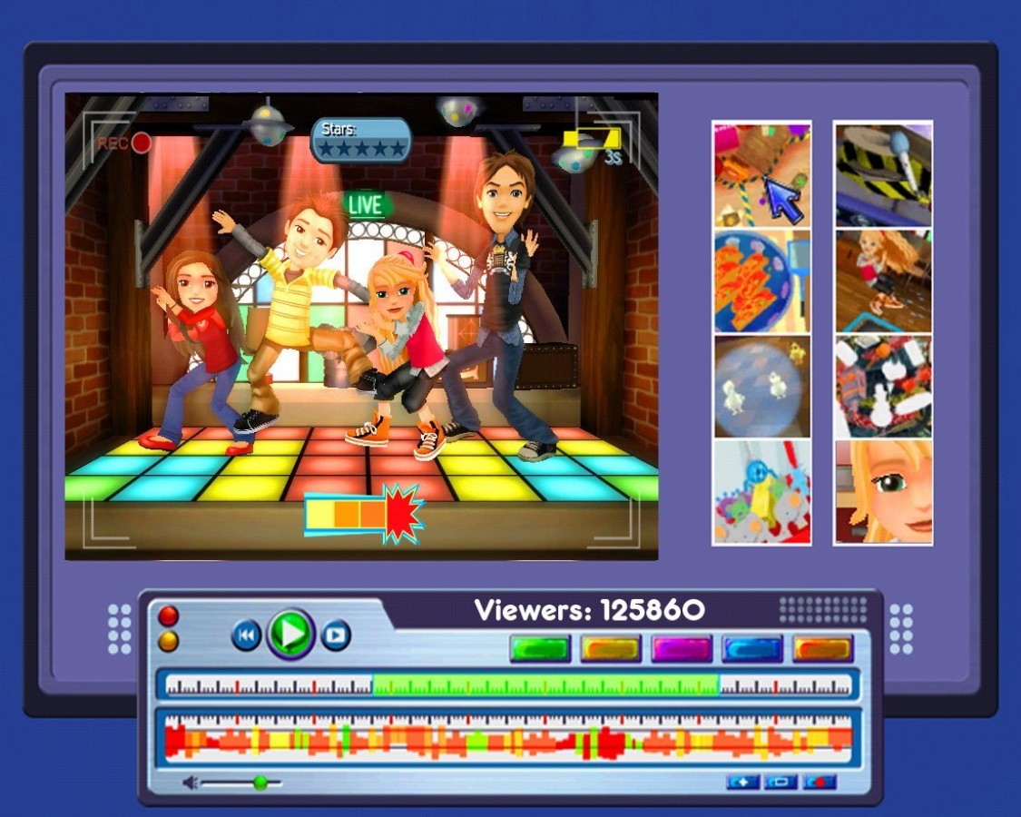I Carly Nintendo Wii gameplay for fun mini-game baased retro video game 