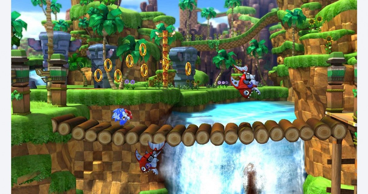 Sonic Generations gameplay for Xbox 360 (X360) platformer action-adventure video game