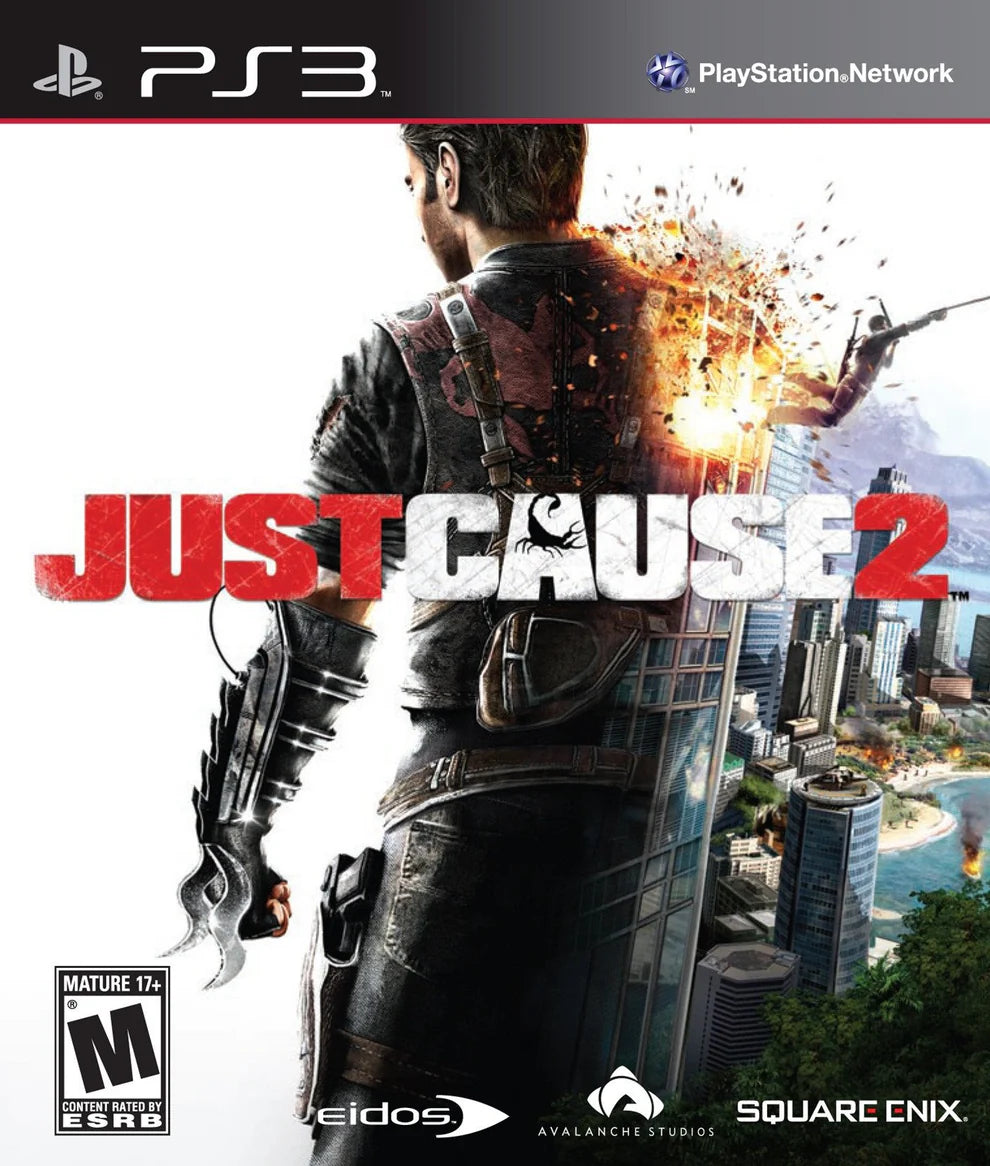 Just Cause 2 cover art for PlayStation 3 PS3 video game