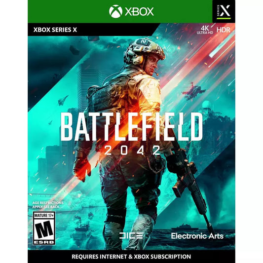 Battlefield 2042 cover art for Xbox Series X (XSX) video game