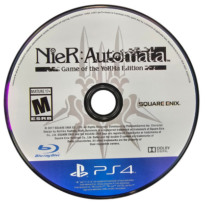 NieR Automata Game of the YoRHa Edition PlayStation 4 PS4 for action role playing video game fans featuring fast paced combat android characters open world exploration machine enemies powerful weapons character upgrades multiple story routes cinematic storytelling and Game of the YoRHa Edition additional content collectible gaming appeal game disc