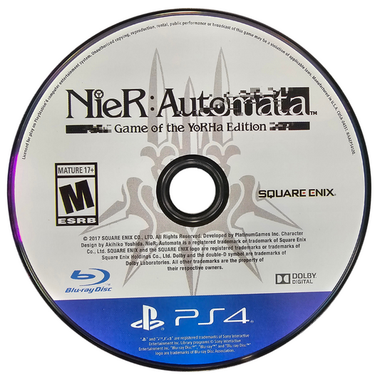 NieR Automata Game of the YoRHa Edition PlayStation 4 PS4 for action role playing video game fans featuring fast paced combat android characters open world exploration machine enemies powerful weapons character upgrades multiple story routes cinematic storytelling and Game of the YoRHa Edition additional content collectible gaming appeal game disc