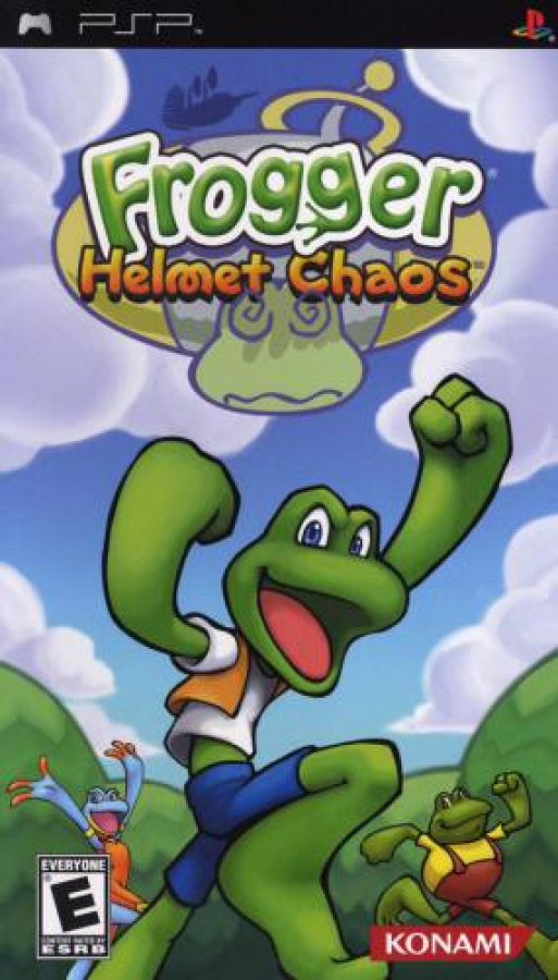 Frogger Helmet Chaos cover art for PlayStation Portable (PSP) video game