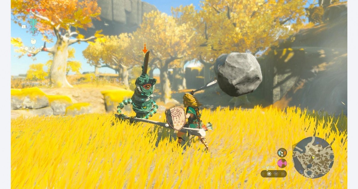 The Legend of Zelda Tears of the Kingdom gameplay image for Nintendo Switch NS video game