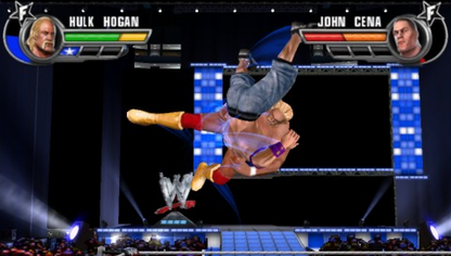WWE All Stars gamplay for PlayStation Portable (PSP) professional wrestling fighting game