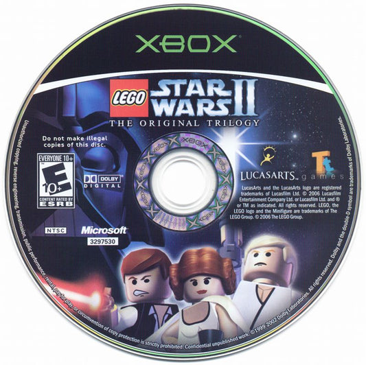 LEGO Star Wars II: The Original Trilogy – Xbox (XBOX) disc for video game for XBOX
