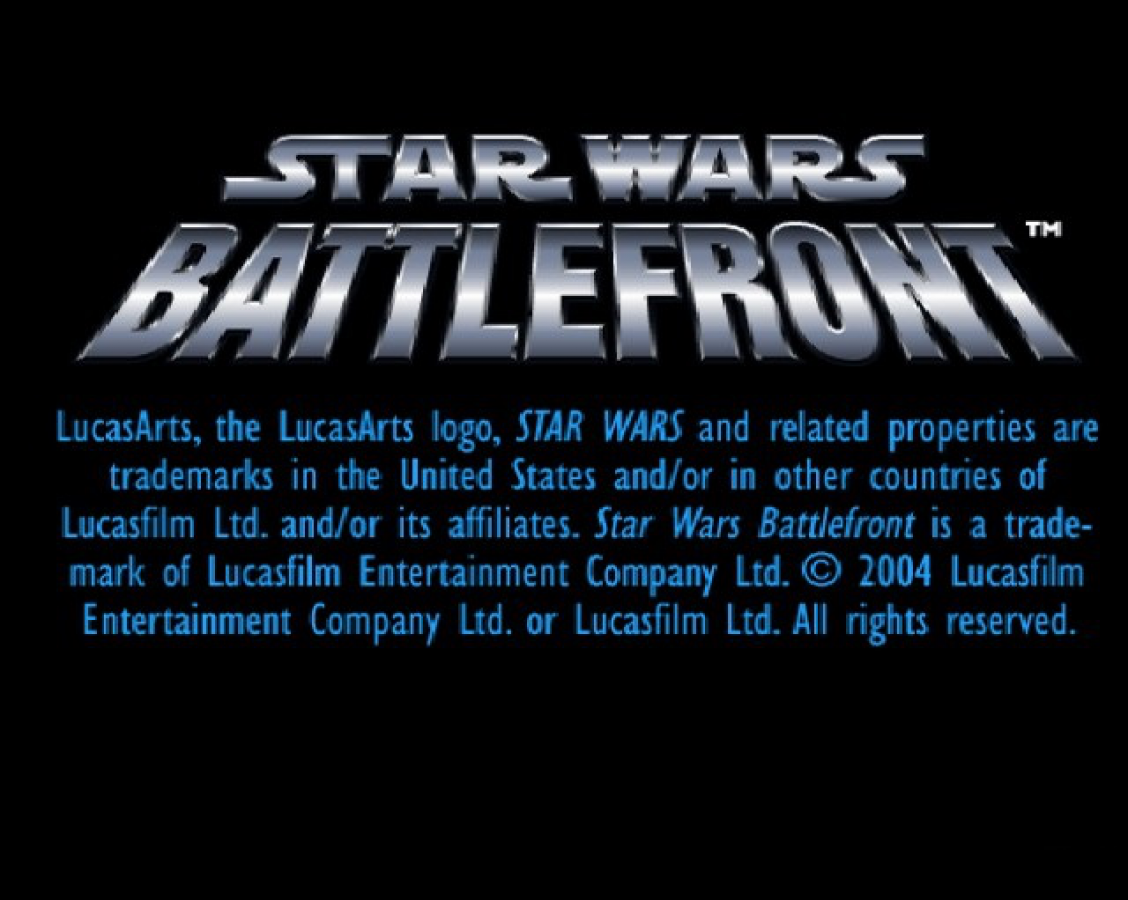 Star Wars Battlefront PS2 PlayStation 2 first person shooter third person shooter multiplayer galactic warfare action game retro video game title screen Greatest Hits edition