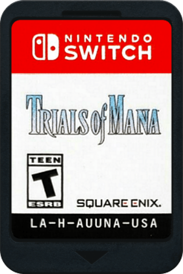 Trials of Mana Nintendo Switch (NS) game card art for action RPG adventure.