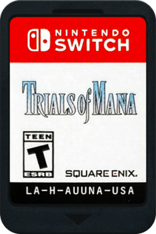 Trials of Mana Nintendo Switch (NS) game card art for action RPG adventure.