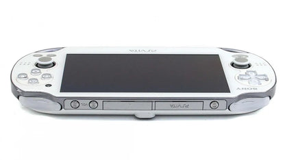 White Sony PlayStation PS Vita 1000 handheld gaming console with OLED screen Portable gaming system for retro gaming PSP fans PlayStation collection video game collectors and vintage gaming enthusiasts