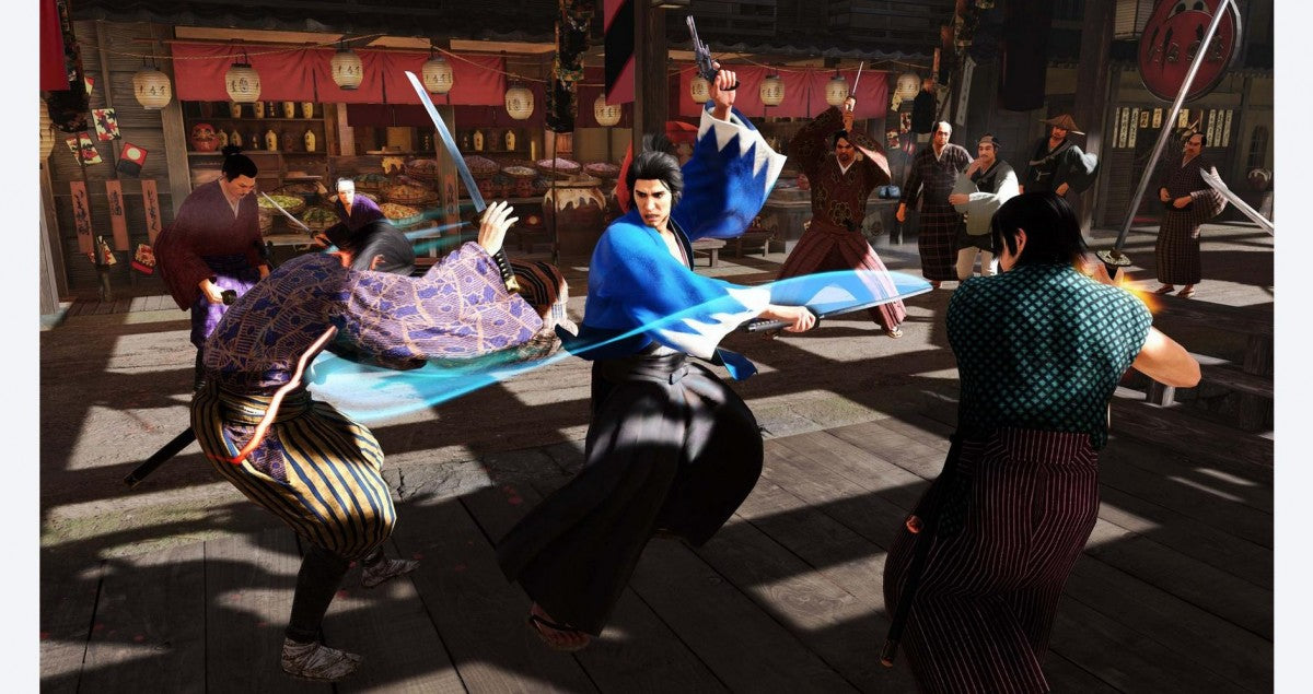 Like a Dragon: Ishin! – PlayStation 4 (PS4) video game gameplay, action-adventure RPG.