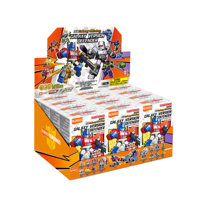 Blokees Transformers collectible buildable model kits and action figures Autobot Decepticon robot characters snap fit toys detailed poseable display pieces for fans collectors