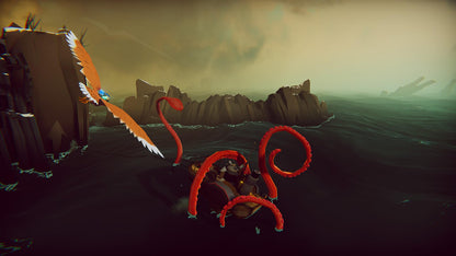 The Falconeer Warrior Edition Nintendo Switch inspired design featuring aerial combat action adventure aesthetic giant warbird flight across vast oceanic worlds high speed dogfights immersive fantasy exploration cinematic battles and open sky gameplay presentation gameplay
