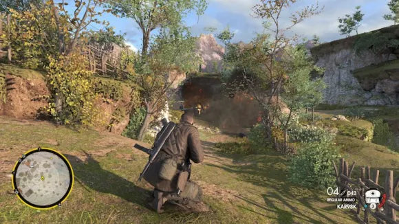 Sniper Elite 4 PlayStation 4 PS4 for retro video game enthusiasts featuring tactical stealth shooter gameplay long range sniper combat World War II missions realistic ballistics mechanics stealth infiltration objectives and cinematic slow motion kill cam action and collectible gaming appeal gameplay