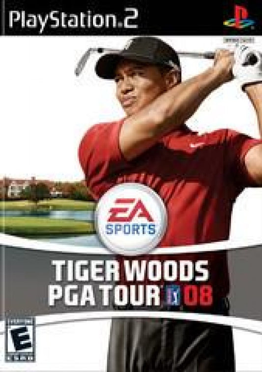 Tiger Woods PGA Tour 08 cover art for PlayStation 2 (PS2) video game
