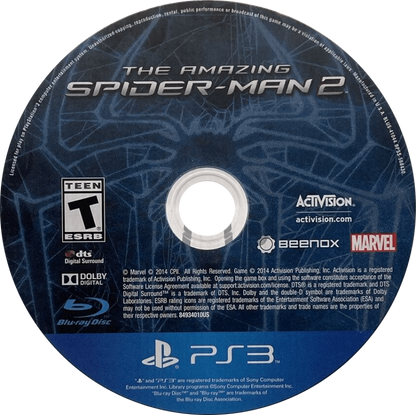 The Amazing Spider Man 2 for PlayStation 3 action adventure superhero video game featuring open world web swinging fast paced combat cinematic storytelling and Marvel Spider Man experience disc