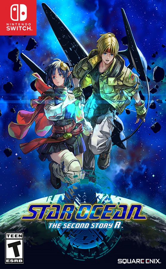 Star Ocean The Second Story R Nintendo Switch for retro video game enthusiasts featuring fantasy science fiction role playing gameplay enhanced HD 2D visuals real time combat mechanics expansive world exploration character driven storytelling multiple endings and collectible gaming appeal front cover 