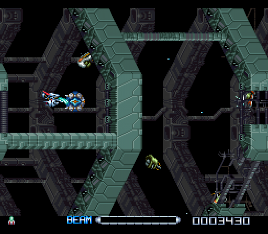 R-Type III: The Third Lightning gameplay image for Super Nintendo Entertainment System (SNES) retro video game