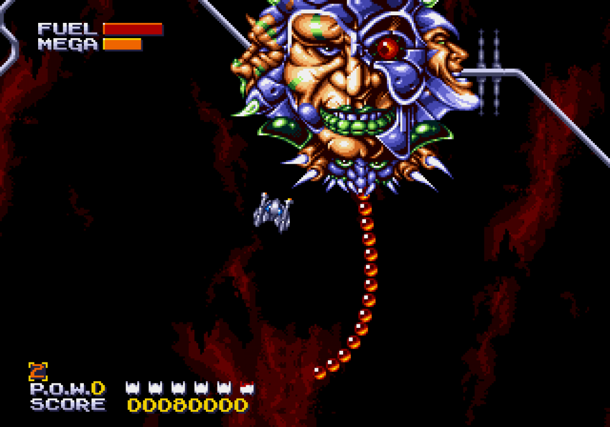 Sub-Terrania Sega Genesis retro video game shoot em up gameplay (1993)