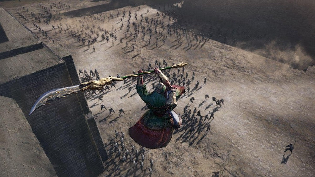Dynasty Warriors 9 retro PlayStation 4 video game Dynasty Warriors hack and slash action open world historical combat massive battles console title PlayStation 4 release gameplay