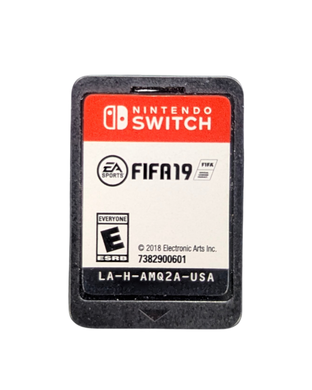 FIFA 19 Nintendo Switch video game, soccer sports simulation, realistic gameplay, multiplayer modes, console title cartridge