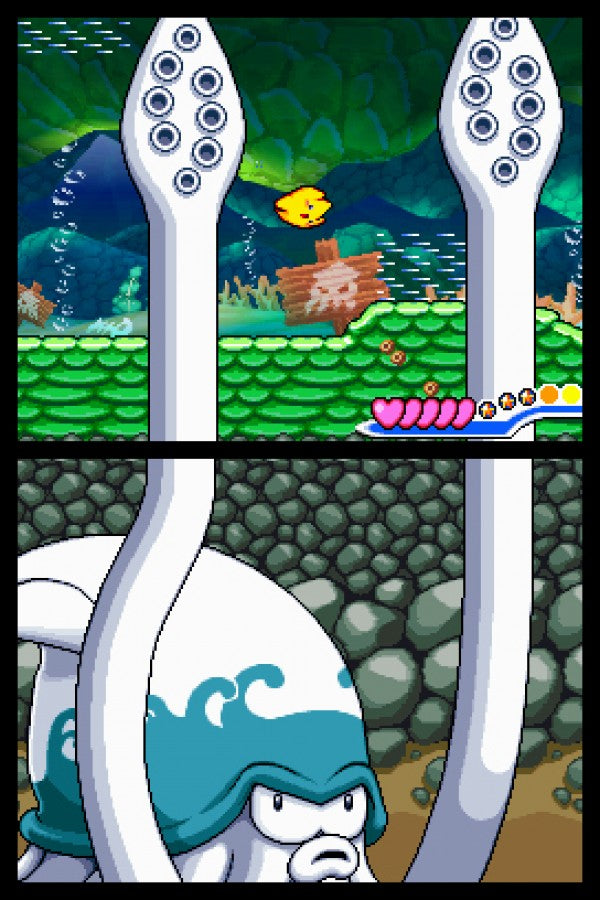 The Legendary Starfy Nintendo DS DS for platforming adventure video game fans featuring Starfy underwater exploration colorful levels platforming challenges enemy battles power ups puzzle solving charming characters and family friendly Nintendo DS gameplay collectible gaming appeal gameplay