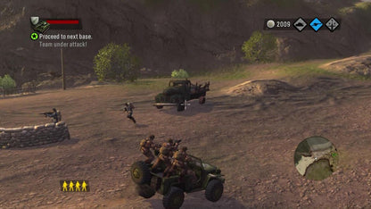 The Outfit Xbox 360 gameplay for action strategy video game.