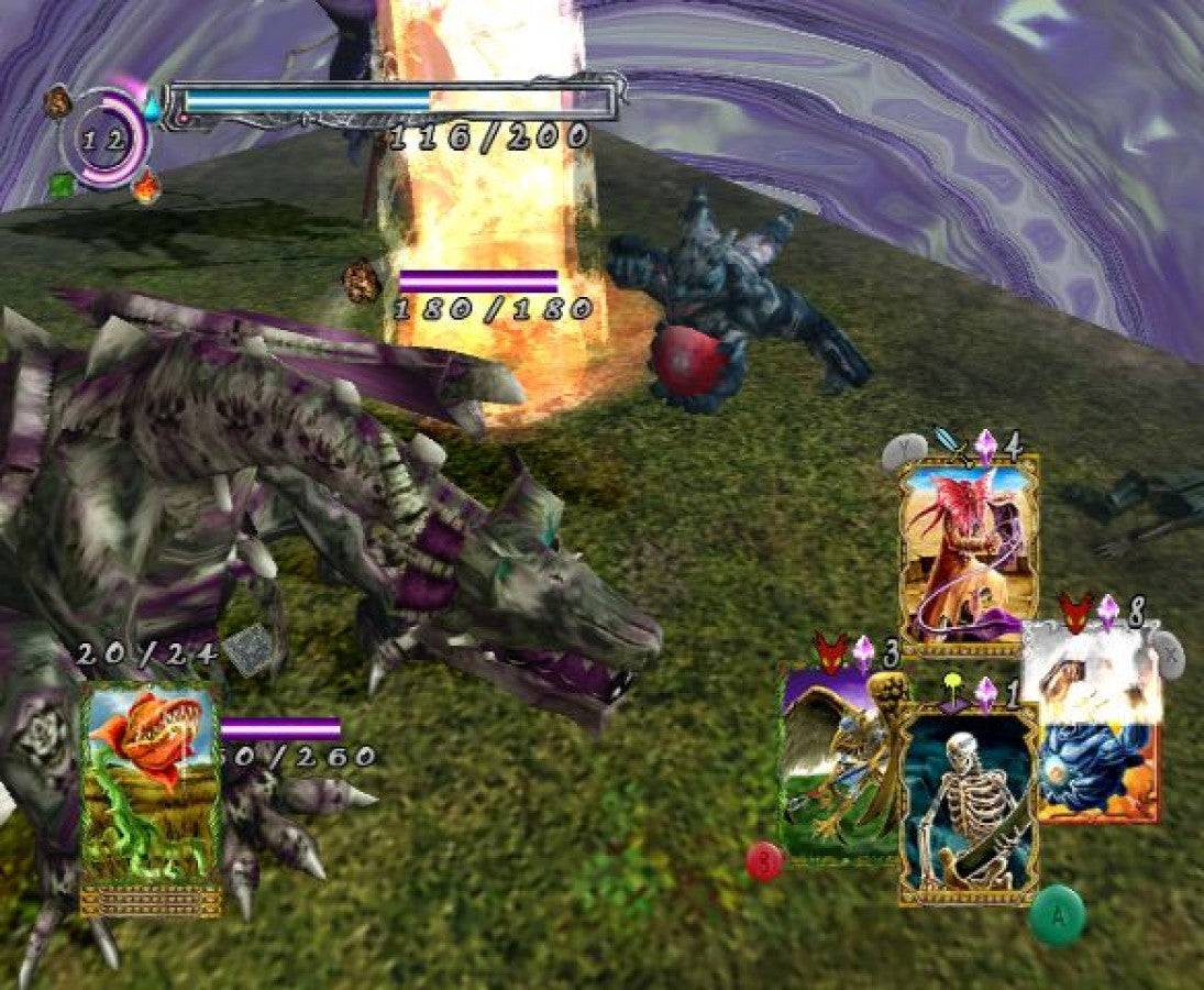Lost Kingdoms GameCube Nintendo GameCube action RPG card based combat real time battles summoning monsters trading card system fantasy adventure FromSoftware exploration story driven gameplay retro gaming GameCube software video game title gameplay