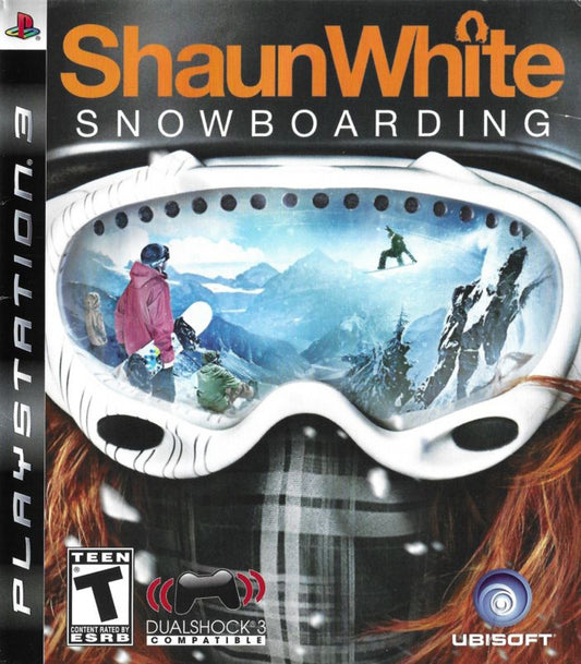 Shaun White Snowboarding PlayStation 3 PS3 video game, extreme sports, snowboarding action, open-mountain gameplay, Ubisoft title cover