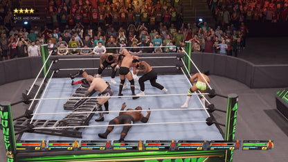 WWE 2K22 Xbox One video game, professional wrestling, sports entertainment, fighting gameplay, multiplayer modes gameplay screenshot