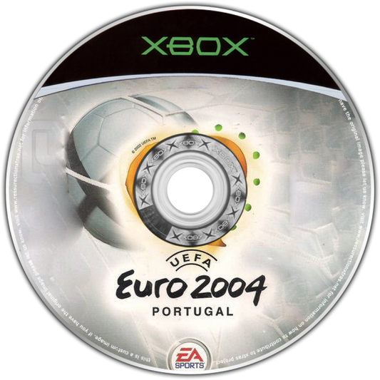 UEFA Euro 2004 disc art for Xbox (XBOX) video game 