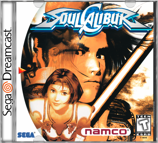 Soul Calibur cover art for Sega Dreamcast (DC) video game