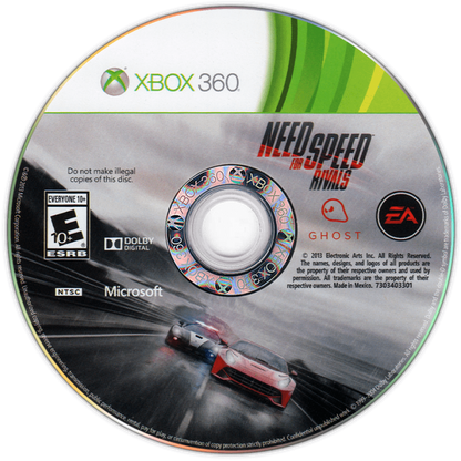 Need for Speed: Rivals cover art for Xbox 360 (X360) open-world racing video game