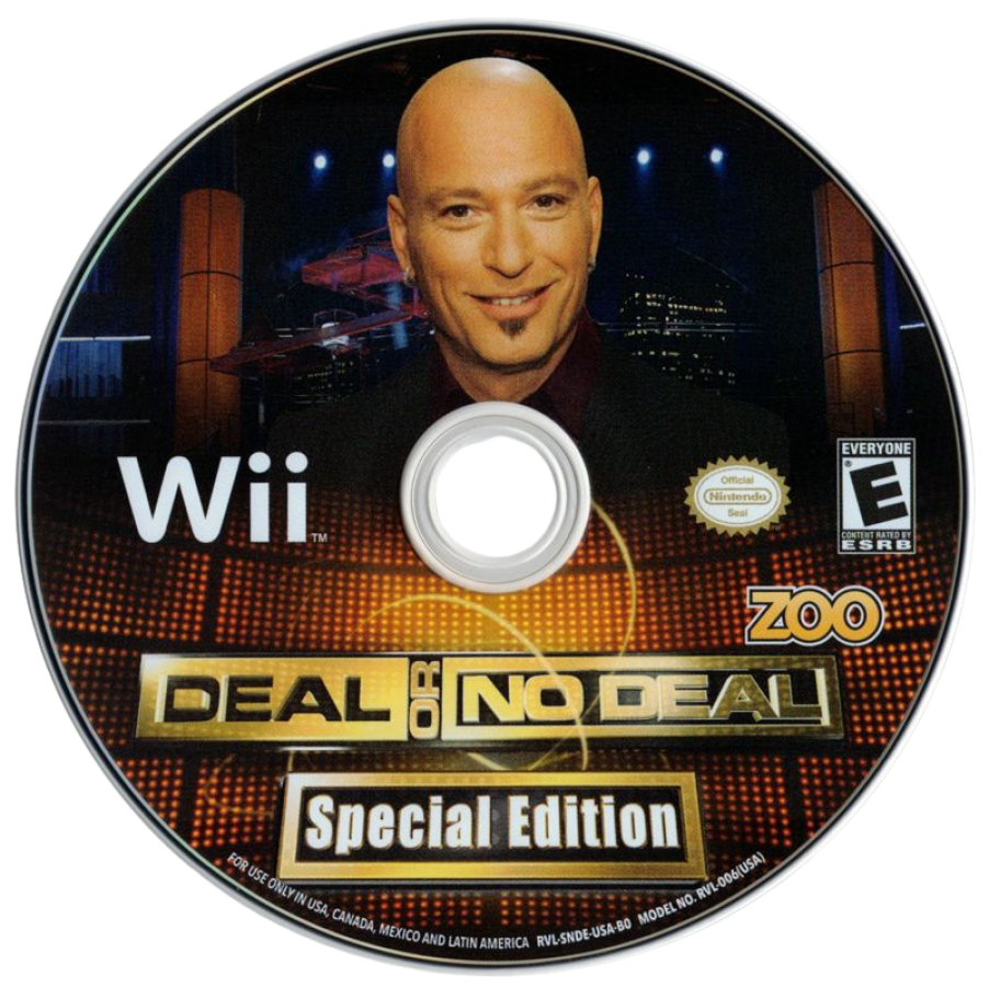 Deal or No Deal: Special Edition disc for Nintendo Wii (Wii) video game