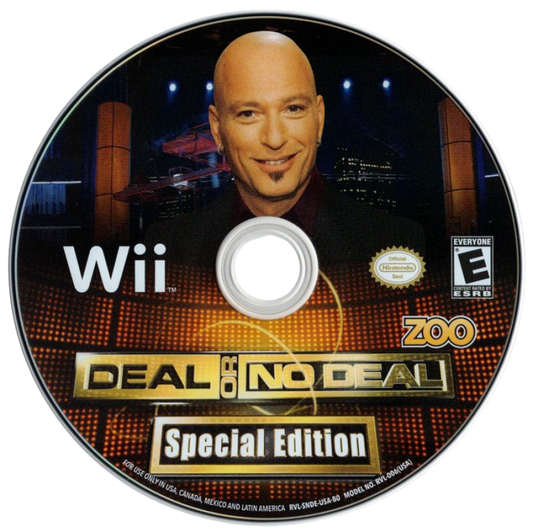 Deal or No Deal: Special Edition disc for Nintendo Wii (Wii) video game