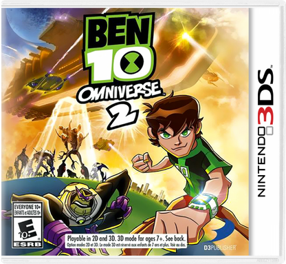 Ben 10: Omniverse 2 cover art for Nintendo 3DS (3DS) action-adventure video game