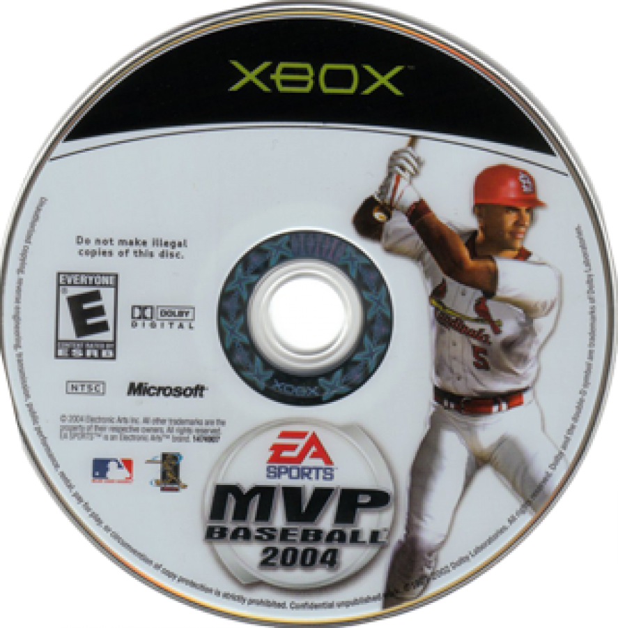 MVP Baseball 2004 disc for Xbox (XBOX) video game