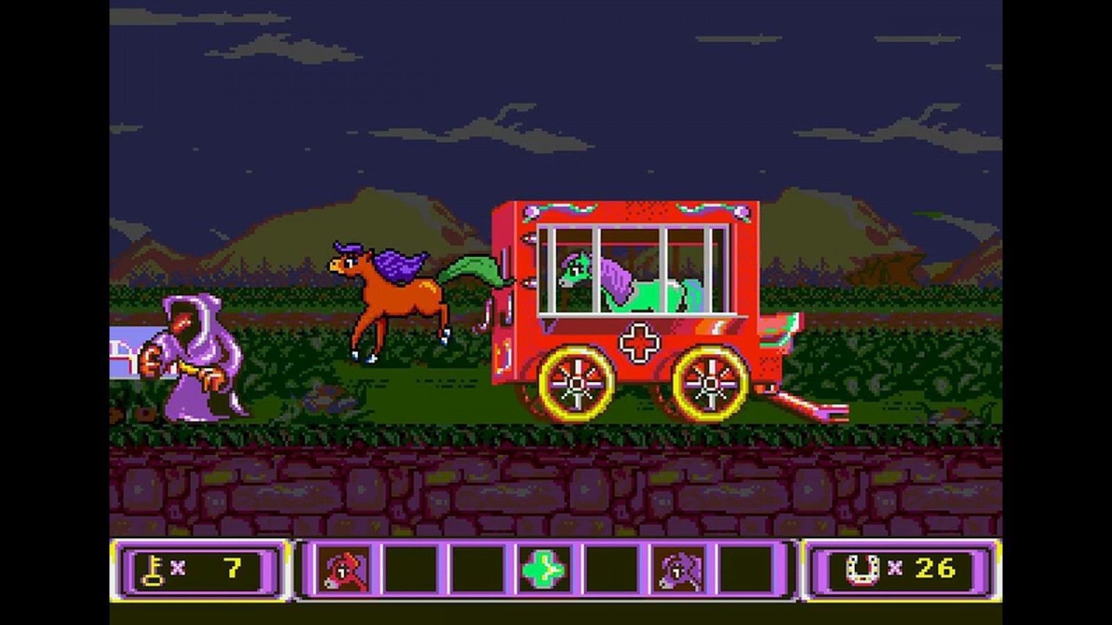 Crystal's Pony Tale Sega Genesis for retro video game enthusiasts featuring colorful fantasy adventure gameplay charming pony characters side scrolling exploration magical quests family friendly platforming challenges whimsical storybook environments and collectible gaming appeal gameplay