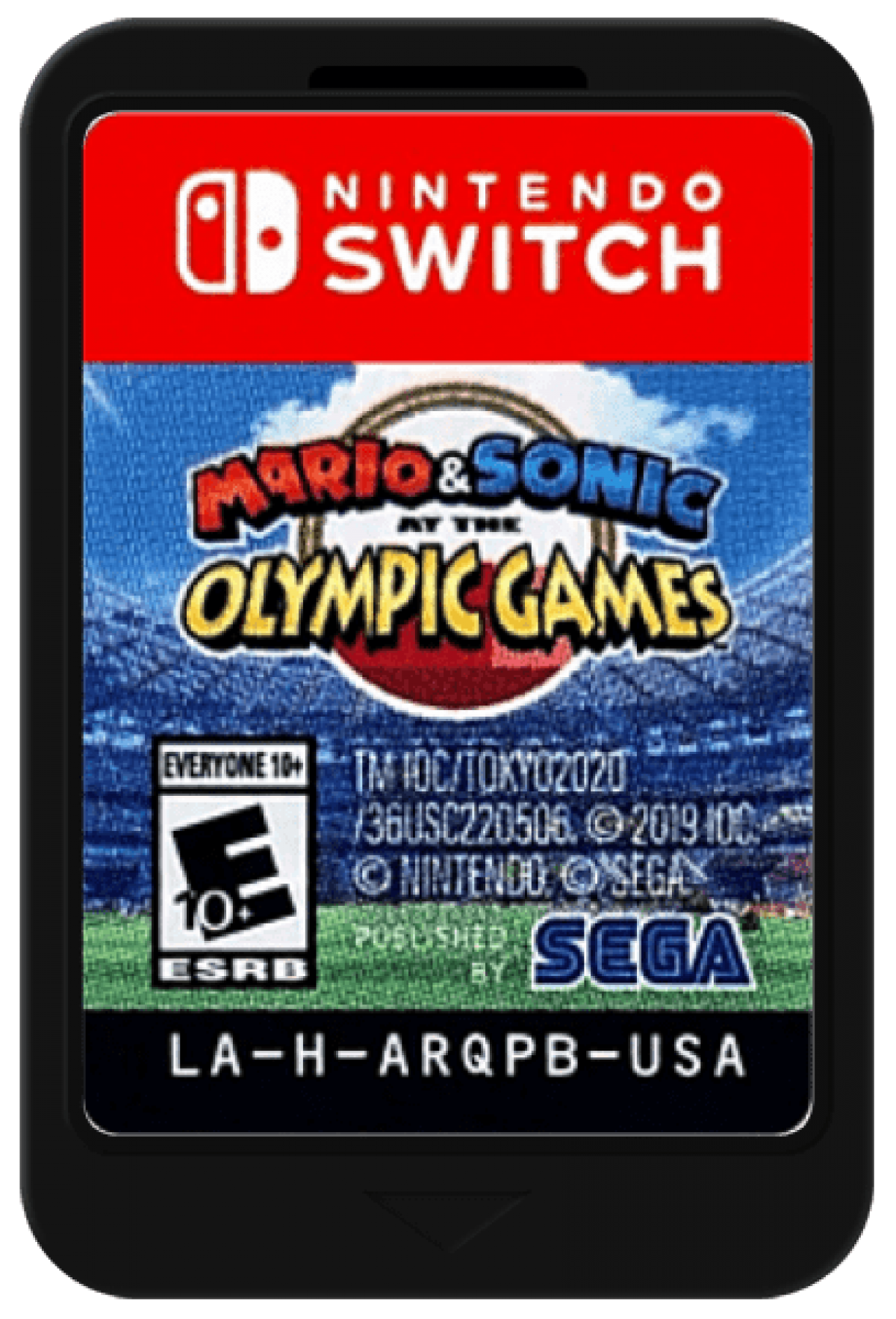 Mario and Sonic at the Olympic Games Tokyo 2020 cartridge for Nintendo Switch NS video game